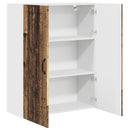 vidaXL Fali Szekrény PORTO Öreg fa 80 x 31 x 100 cm Faanyag