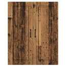 vidaXL Fali Szekrény PORTO Öreg fa 80 x 31 x 100 cm Faanyag