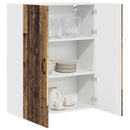 vidaXL Fali Szekrény PORTO Öreg fa 80 x 31 x 100 cm Faanyag