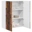 vidaXL Fali Szekrény PORTO Öreg fa 80 x 31 x 100 cm Faanyag