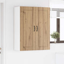 vidaXL Fali Szekrény PORTO Artisan tölgy 80 x 31 x 100 cm Faanyag