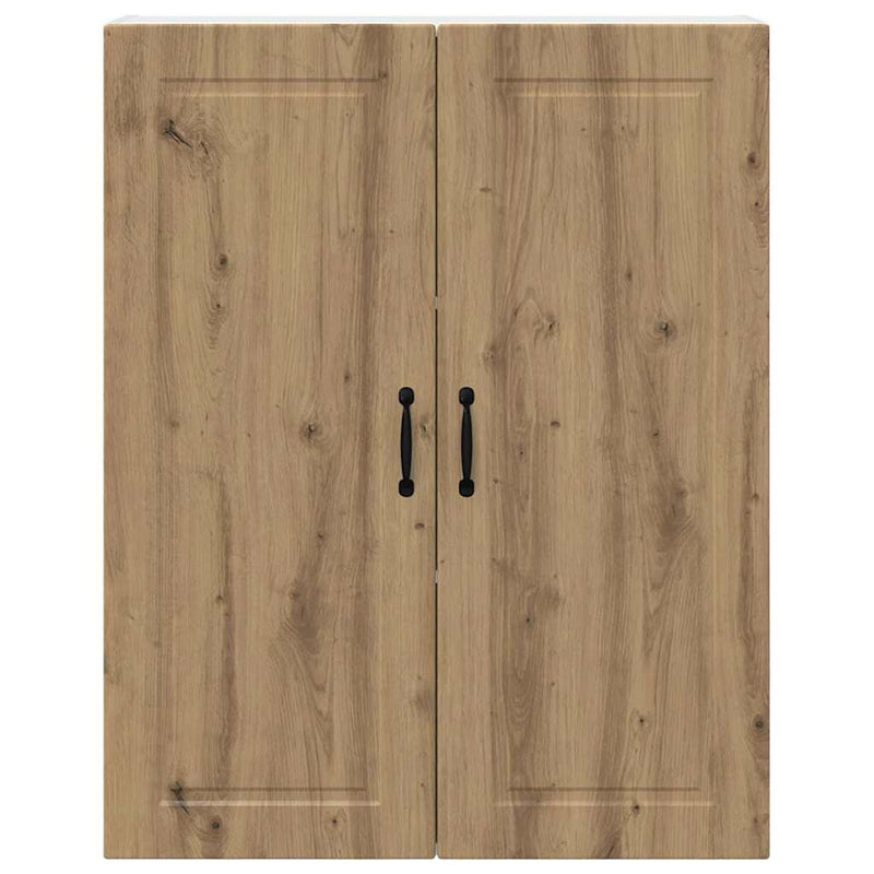 vidaXL Fali konyhaszekrény Artisan tölgy 80 x 31 x 100 cm Faanyag