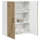 vidaXL Fali Szekrény PORTO Artisan tölgy 80 x 31 x 100 cm Faanyag