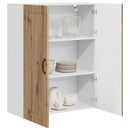 vidaXL Fali Szekrény PORTO Artisan tölgy 80 x 31 x 100 cm Faanyag