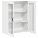 vidaXL Fali konyhaszekrény polcokkal Fehér 80 x 31 x 100 cm Faanyag