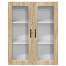 vidaXL Fali konyhaszekrény Sonoma tölgy 80 x 31 x 100 cm Faanyag