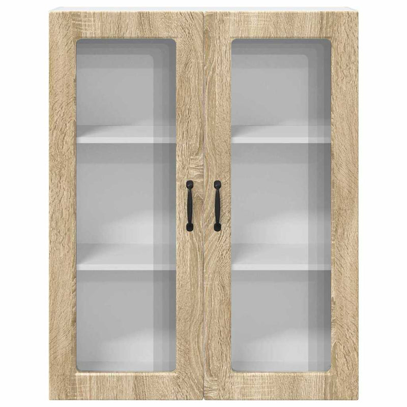 vidaXL Fali konyhaszekrény Sonoma tölgy 80 x 31 x 100 cm Faanyag