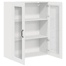 vidaXL Fali konyhaszekrény Magas Fényű Fehér 80 x 31 x 100 cm Faanyag