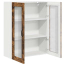 vidaXL Fali konyhaszekrény Füstölt tölgy 80 x 31 x 100 cm Faanyag