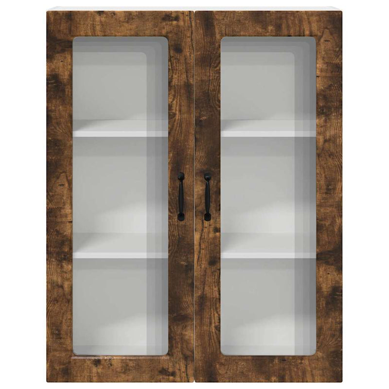 vidaXL Fali konyhaszekrény Füstölt tölgy 80 x 31 x 100 cm Faanyag