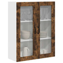 vidaXL Fali konyhaszekrény Füstölt tölgy 80 x 31 x 100 cm Faanyag