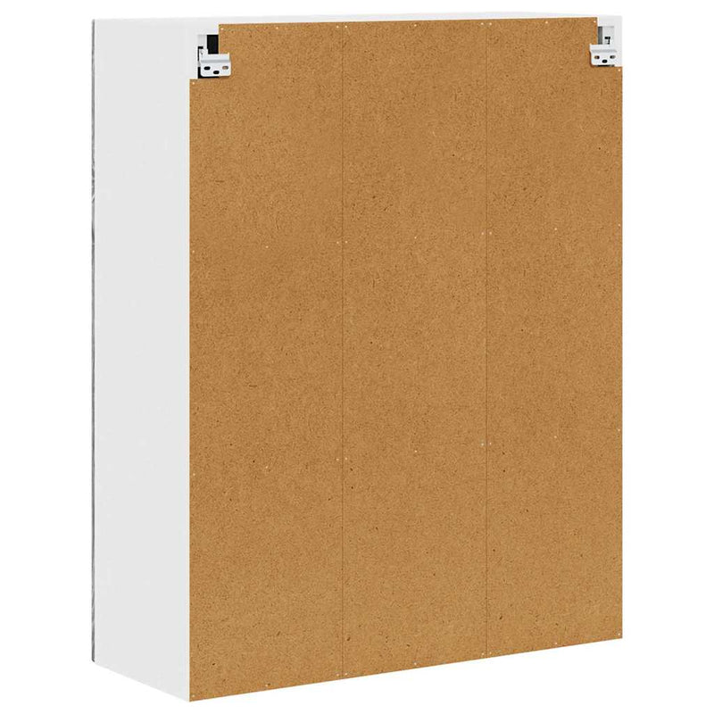 vidaXL Fali konyhaszekrény Szürke Sonoma 80 x 31 x 100 cm Faanyag