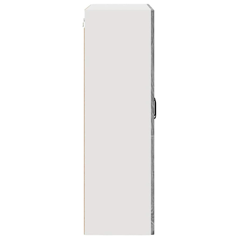 vidaXL Fali konyhaszekrény Szürke Sonoma 80 x 31 x 100 cm Faanyag