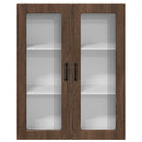 vidaXL Fali konyhaszekrény Barna Tölgy 80 x 31 x 100 cm Faanyag