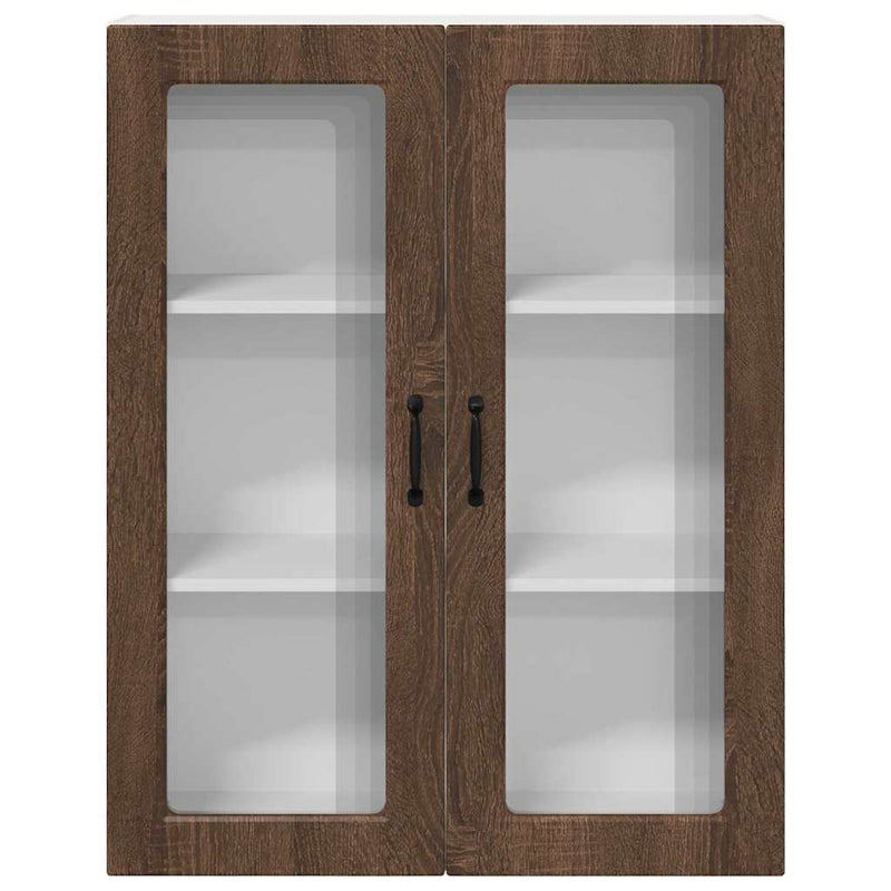 vidaXL Fali konyhaszekrény Barna Tölgy 80 x 31 x 100 cm Faanyag