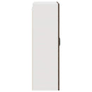 vidaXL Fali üveges szekrény PORTO Barna Tölgy 80 x 31 x 100 cm Faanyag