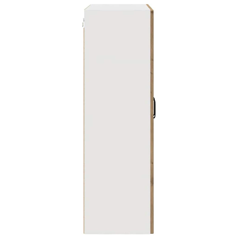 vidaXL Fali konyhaszekrény Artisan tölgy 80 x 31 x 100 cm Faanyag