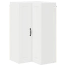 vidaXL Fali konyhaszekrény polcokkal Fehér 57 x 57 x 100 cm Faanyag