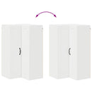 vidaXL Fali konyhaszekrény polcokkal Fehér 57 x 57 x 100 cm Faanyag