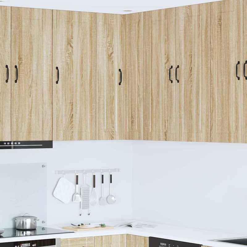 vidaXL Fali konyhaszekrény Sonoma tölgy 57 x 57 x 100 cm Faanyag