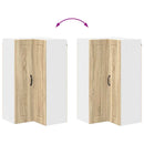 vidaXL Fali konyhaszekrény Sonoma tölgy 57 x 57 x 100 cm Faanyag