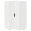 vidaXL Fali konyhaszekrény Magas Fényű Fehér 57 x 57 x 100 cm Faanyag