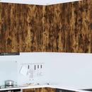 vidaXL Fali konyhaszekrény Füstölt tölgy 57 x 57 x 100 cm Faanyag