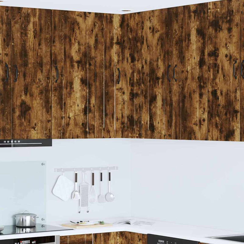 vidaXL Fali konyhaszekrény Füstölt tölgy 57 x 57 x 100 cm Faanyag