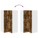 vidaXL Fali konyhaszekrény Füstölt tölgy 57 x 57 x 100 cm Faanyag