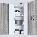 vidaXL Fali konyhaszekrény Szürke Sonoma 57 x 57 x 100 cm Faanyag