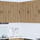 vidaXL Fali konyhaszekrény Artisan tölgy 57 x 57 x 100 cm Faanyag