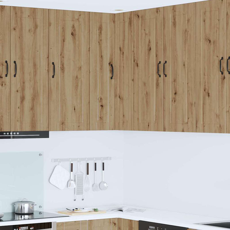 vidaXL Fali konyhaszekrény Artisan tölgy 57 x 57 x 100 cm Faanyag