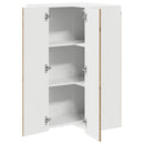 vidaXL Fali konyhaszekrény Artisan tölgy 57 x 57 x 100 cm Faanyag