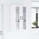 vidaXL Fali üveges szekrény PORTO Fehér 60 x 31 x 100 cm Faanyag