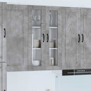 vidaXL Fali üveges szekrény PORTO Beton Szürke 60 x 31 x 100 cm
