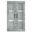 vidaXL Fali üveges szekrény PORTO Beton Szürke 60 x 31 x 100 cm