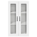 vidaXL Fali konyhaszekrény Magas Fényű Fehér 60 x 31 x 100 cm Faanyag