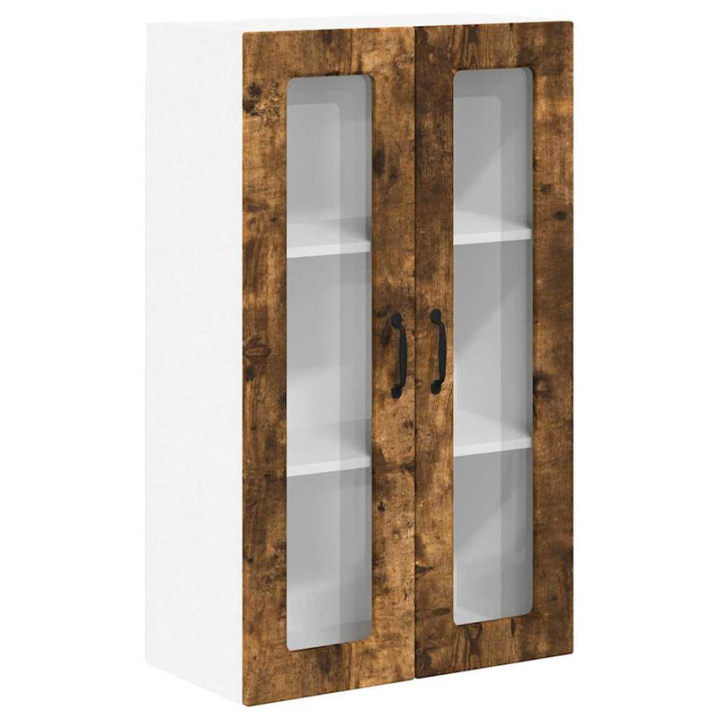 vidaXL Fali konyhaszekrény Füstölt tölgy 60 x 31 x 100 cm Faanyag