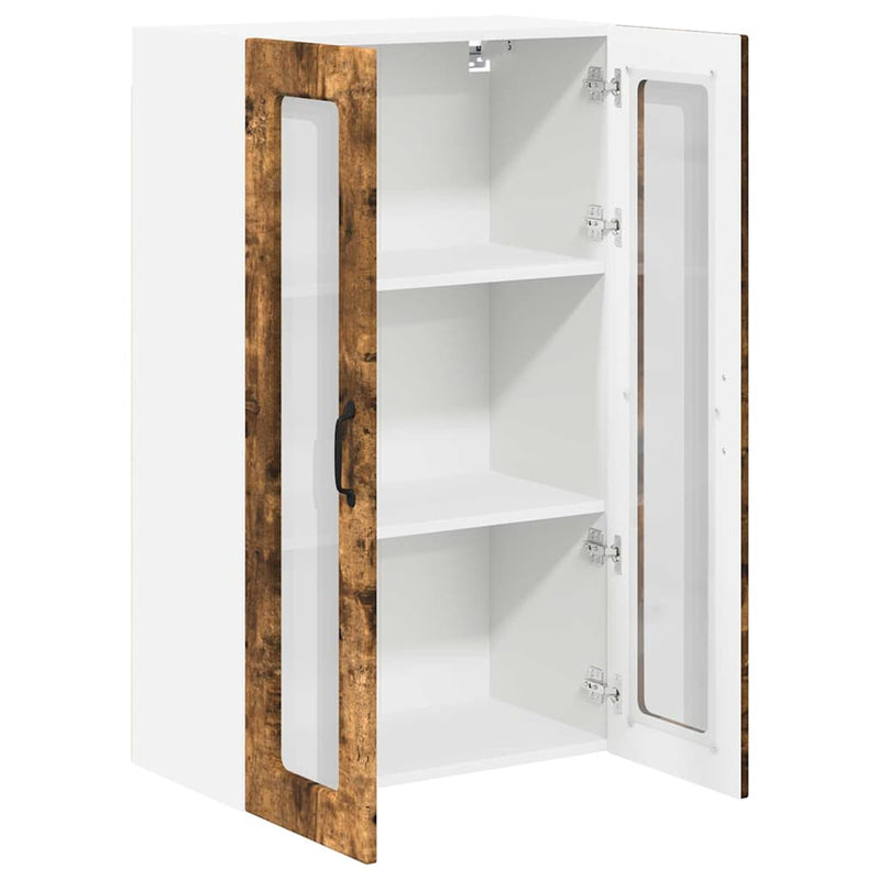 vidaXL Fali konyhaszekrény Füstölt tölgy 60 x 31 x 100 cm Faanyag