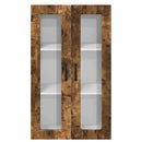 vidaXL Fali konyhaszekrény Füstölt tölgy 60 x 31 x 100 cm Faanyag