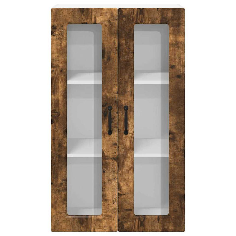 vidaXL Fali konyhaszekrény Füstölt tölgy 60 x 31 x 100 cm Faanyag