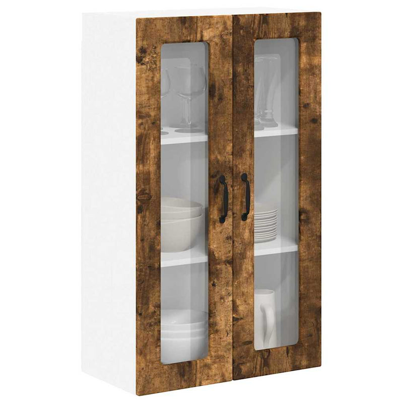 vidaXL Fali konyhaszekrény Füstölt tölgy 60 x 31 x 100 cm Faanyag