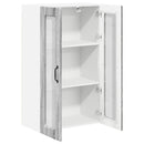 vidaXL Fali konyhaszekrény Szürke Sonoma 60 x 31 x 100 cm Faanyag