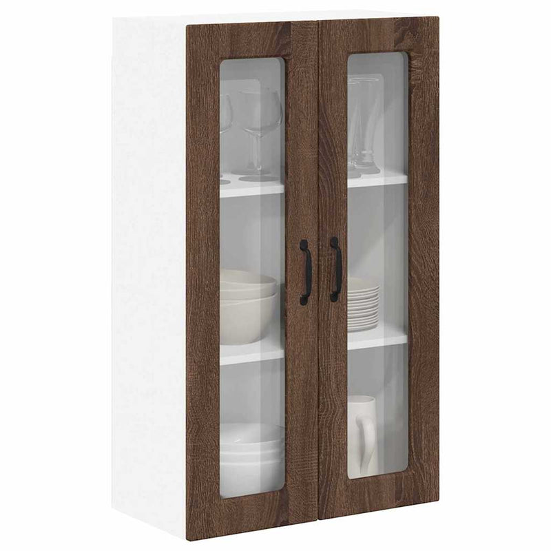 vidaXL Fali konyhaszekrény Barna Tölgy 60 x 31 x 100 cm Faanyag