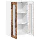 vidaXL Fali konyhaszekrény polcokkal Öreg fa 60 x 31 x 100 cm Faanyag