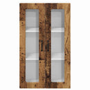 vidaXL Fali konyhaszekrény polcokkal Öreg fa 60 x 31 x 100 cm Faanyag