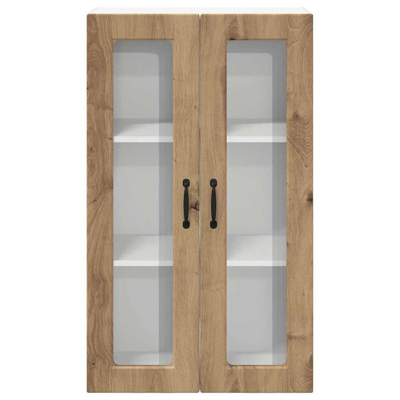 vidaXL Fali konyhaszekrény Artisan tölgy 60 x 31 x 100 cm Faanyag