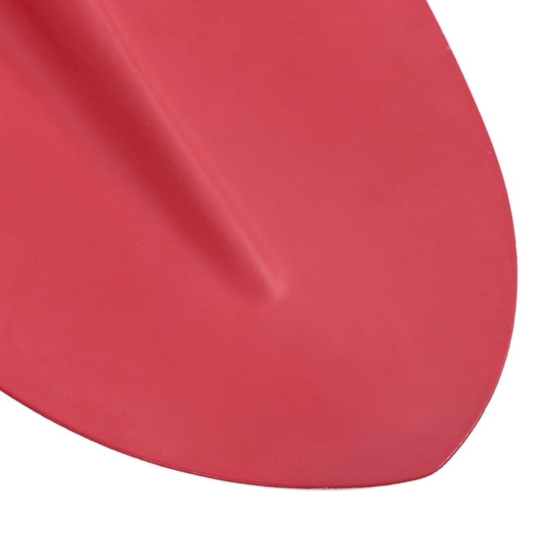 vidaXL Lapát Fej Piros 39,5 x 27,5 cm Porszórt acél