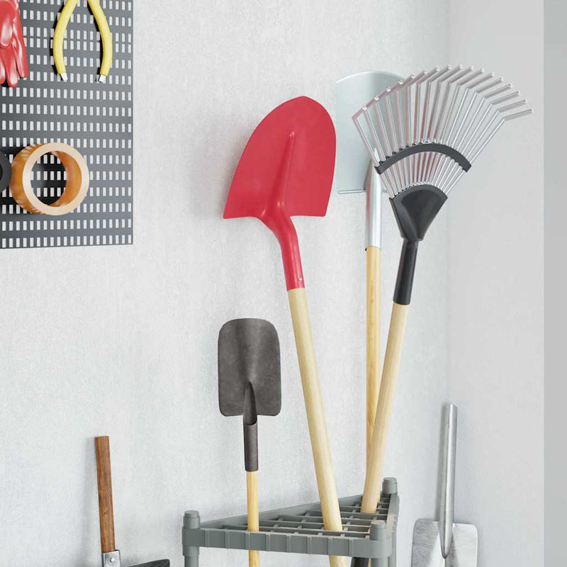 vidaXL Lapát Fej 4 pcs Piros 39,5 x 27,5 cm Porszórt acél