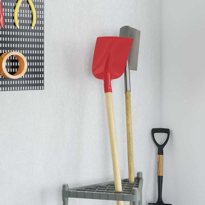 vidaXL Lapát Fej Piros 32 x 24,5 cm Porszórt acél